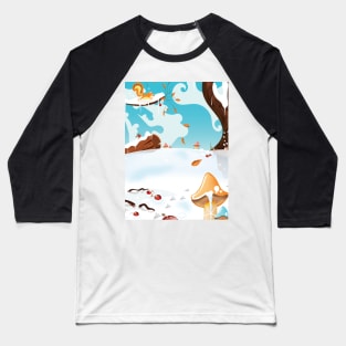 Winter mushrooms Baseball T-Shirt